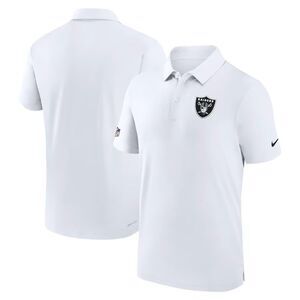 Men's Nike White Las Vegas Raiders Sideline Coaches Performance Polo